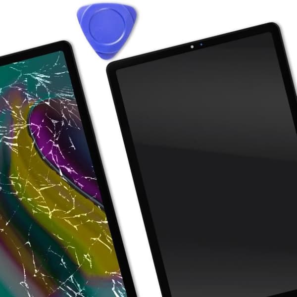 Komplet enhed til Samsung Galaxy Tab S5e LCD + Touch Screen + Sort Samsung Chassis Svart