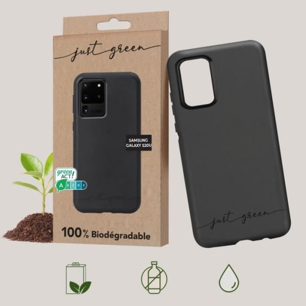 Fodral till Samsung Galaxy S20 Ultra Recyclable Just Green svart