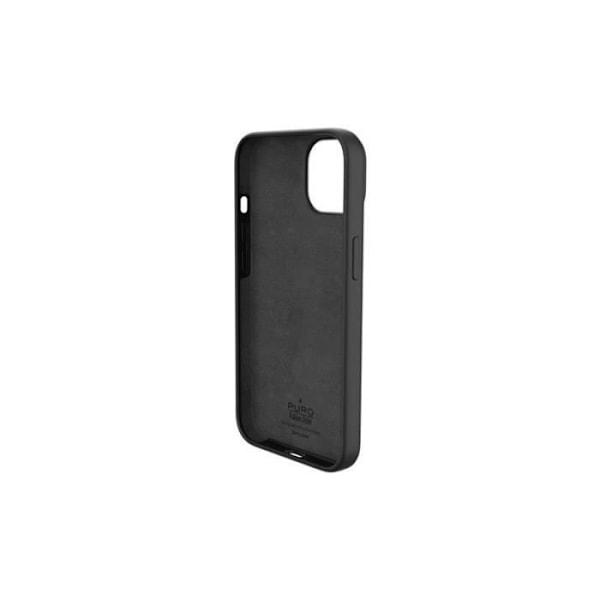 Puro Icon silikone cover til iPhone 14 Sort