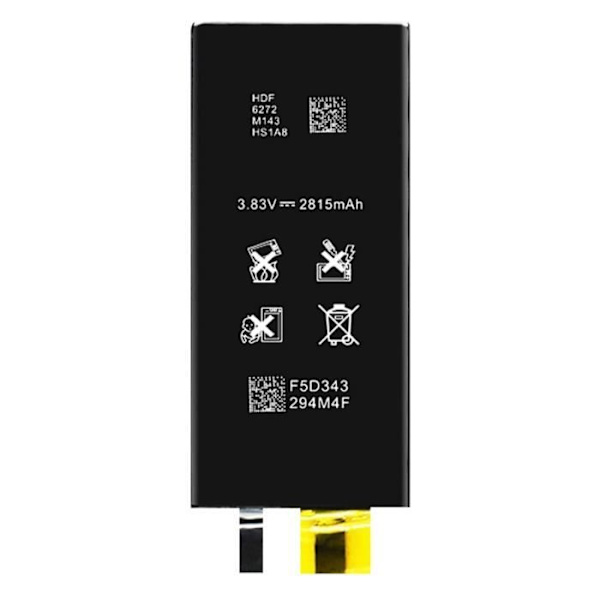 Akku ilman BMS:ää iPhone 12:lle ja iPhone 12 Prolle Kapasiteetti 2815 mAh Svart