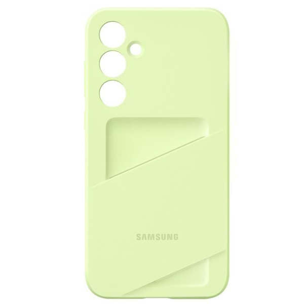 Fodral för Samsung A35 Korthållare Silikonkamera Skyddad Original Samsung Lime Green Grön