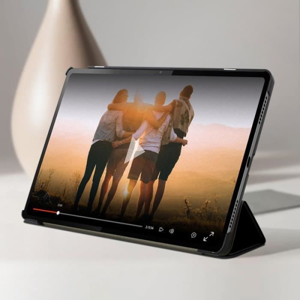 Lenovo Tab P12 Pro Flip Cover Videostöd och svart tangentbord