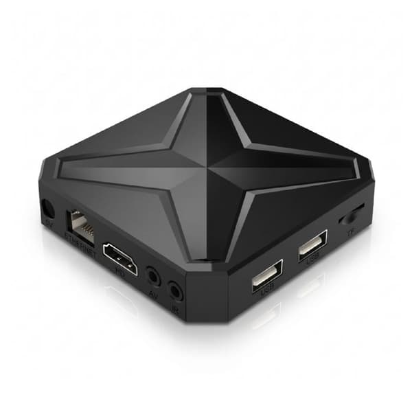 Multimedia Bro TV-Box Forbundet Android 14 8K Wi-Fi 6 16 GB Sort
