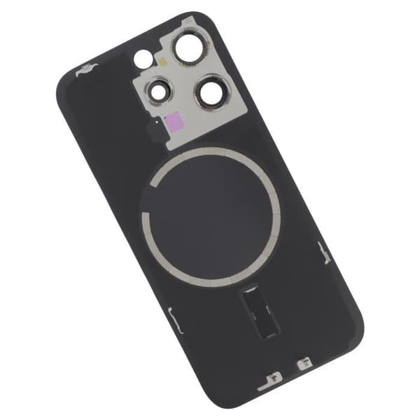 Komplet bagglas til iPhone 15 Pro med MagSafe Dark Grey Blå