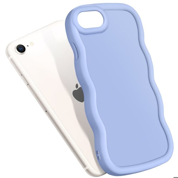 Silikone stødsikkert cover til iPhone 7, 8, SE 2020 og SE 2022 - Lavendel Lila
