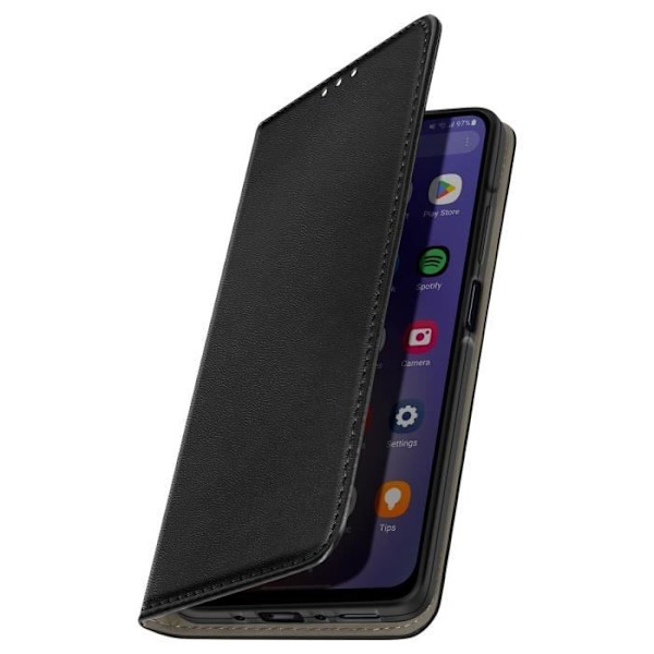 Etui til Samsung Galaxy A26 Klap Portefølje Magnetisk Støtte Sort Svart