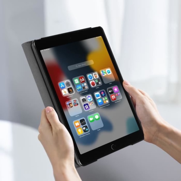 Fodral för iPad 10.2 2021, 2020 och 2019 Support Gecko Covers Easy Click 2.0 svart