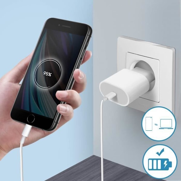 Laddarekontakt - Apple - iPhone SE 2020 - Svart - Byt ut Svart