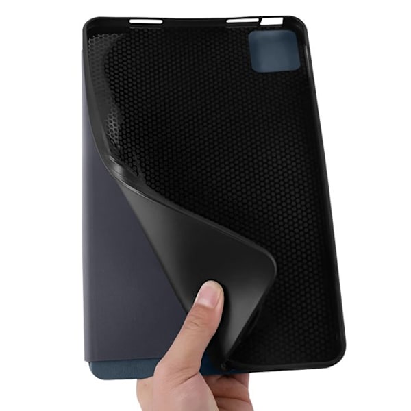 Xiaomi Pad 7 ja 7 Pro -kotelo, jossa on tuki videon katseluun, yönsininen Blå