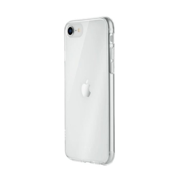 Hybrid transparent QDOS iPhone SE/8/7/6 fodral - grå - TU
