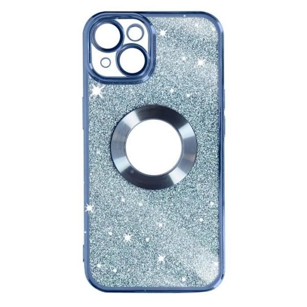Blå glitter fodral för iPhone 14