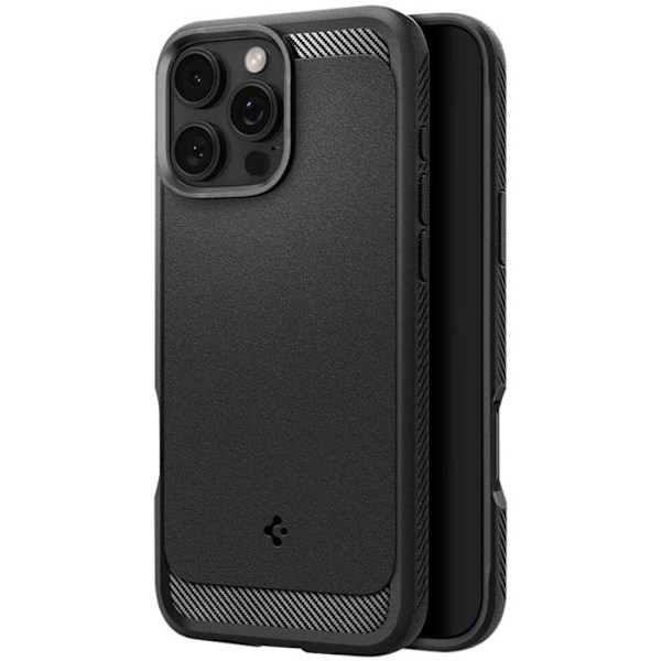 Coque MagSafe til iPhone 16 Pro Stødabsorberende Forstærkede Eger Spigen SGP Sort Svart