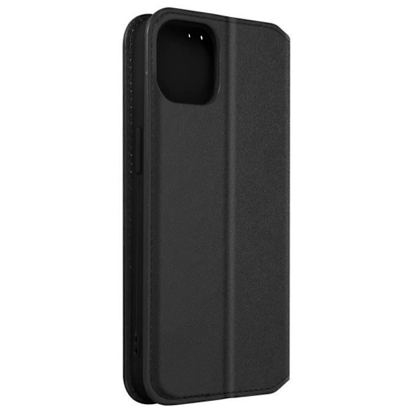 iPhone 13 Flip Wallet Fodral Videosupportfunktion - AVIZAR - Svart - Stel - Matt - Blandad Svart