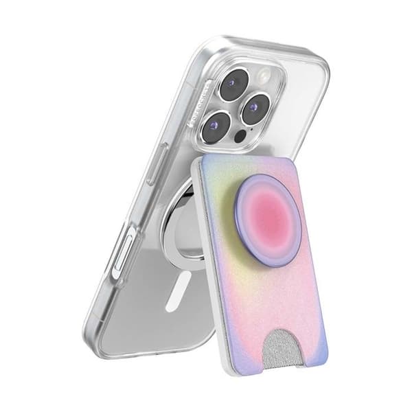 MagSafe-stöd för smartphone PopWallet Premium PopSockets Rosa Ros