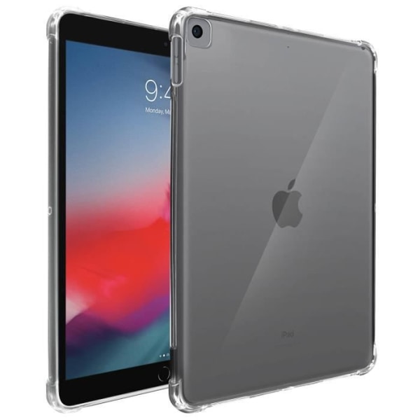 Apple iPad 2019 10.2 / Air 2019 etui Silikone Fleksible hjørner Bumper gennemsigtig hvid