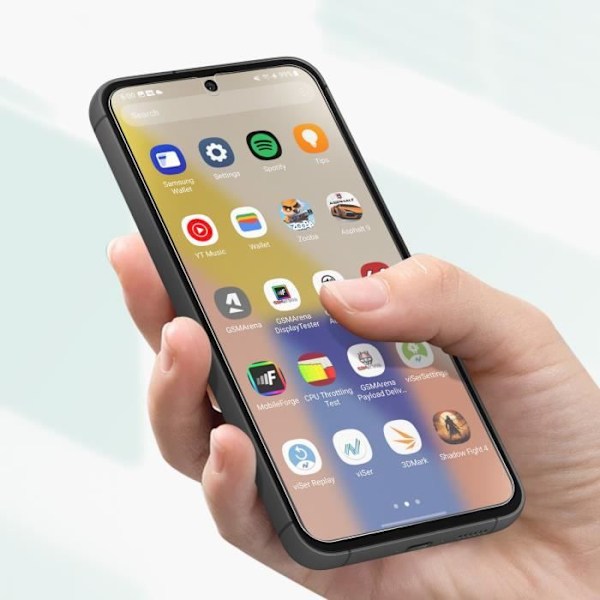 Suojakalvo - BESTSUIT - Samsung Galaxy S23 FE - Joustava lasi - 9H kovuus - Läpinäkyvä Transparent