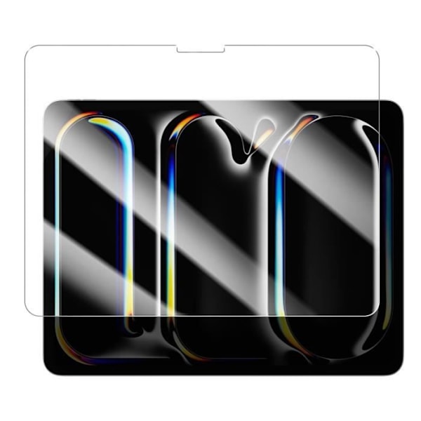 Hærdet Glas - 4smarts - iPad Pro 11 2024 - Styrke 9H - Stødabsorberende - Anti-fingeraftryk Transparent