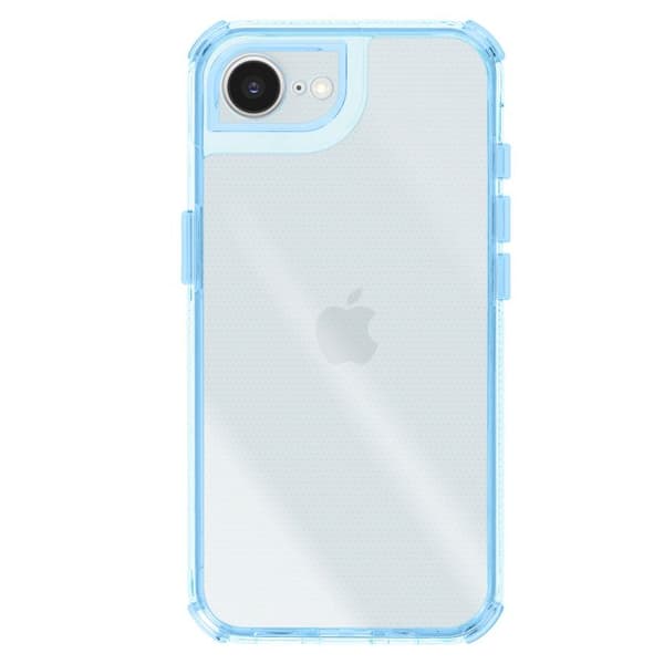 "iPhone 17 Cover Forstærket Bi-Materiale Tekstur Antiskrid Blå" Blå