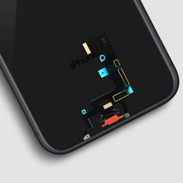Apple iPhone XR latausliitin Lightning Audio Port Musta