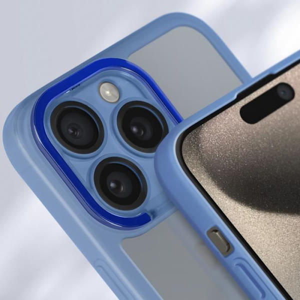 Fodral - AVIZAR - iPhone 15 Pro Max - Camgrip - Blå - Videostödring Blå