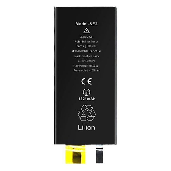 AVIZAR utbytes internt batteri för iPhone SE 2020 - Kapacitet 1821mAh Svart