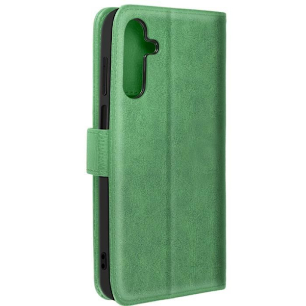 Fodral till Samsung Galaxy A15 - AVIZAR - Chesterfield - Plånbok och videohållare - Grön Grön