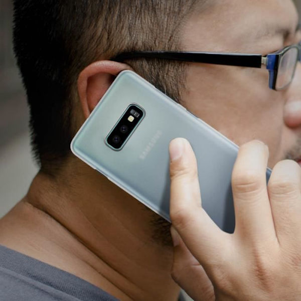 Coque - Galaxy - S10 Lite - Mjuk - Ultra-tunn - Anti-spår - Frostvit Frostad vit