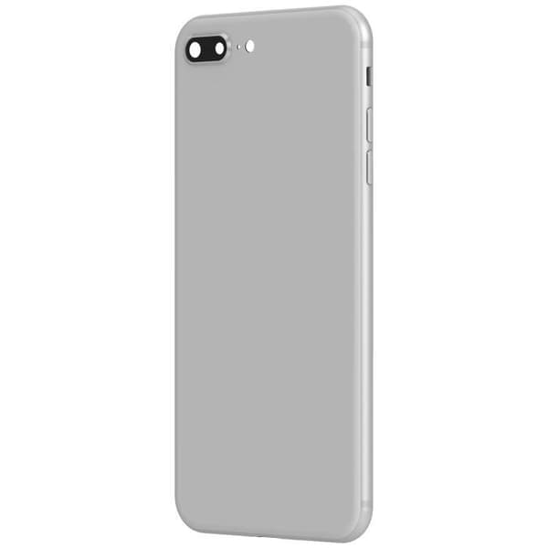Chassi iPhone 8 Plus - AVIZAR - Grå - Ersättning Baksida - Hög Kvalitet - 90 g Vit