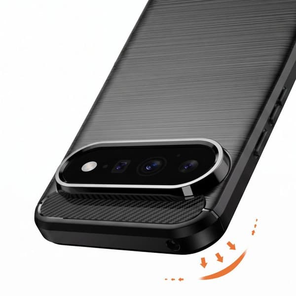 Google Pixel 11 / 11 Pro Metallipinnoite, musta kamerakehys Svart