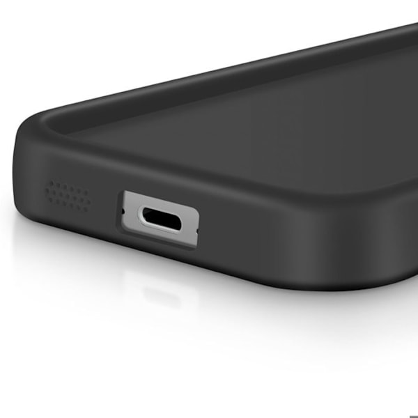 Samsung Galaxy S23 FE Soft Touch - Kohokuvioidut reunat Musta Svart