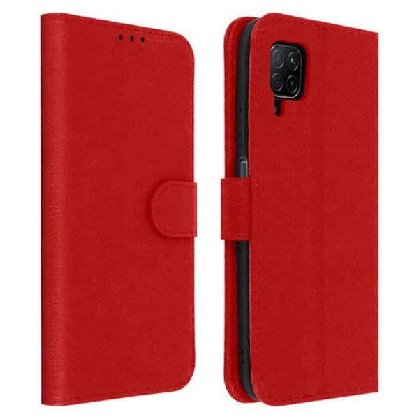 Étui Huawei P40 Lite - AVIZAR - Heltäckande Fodral - Röd - Silikongel - Stöd Funktion Röd