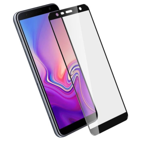 Film för Samsung Galaxy J6 Plus Skärmskydd i härdat glas Svart