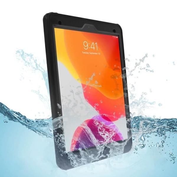 Coque iPad 2019 10.2 - 4SMARTS - Active Pro - Vandtæt IP68 - Stødabsorbent 2m - Transparent Hvid Klar vit
