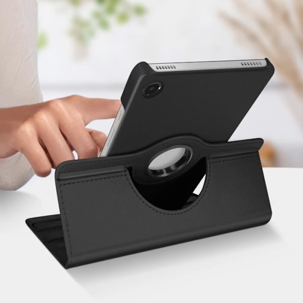 Folio etui - AVIZAR - Samsung Galaxy Tab A9 Plus - 360° rotation - Sort Svart
