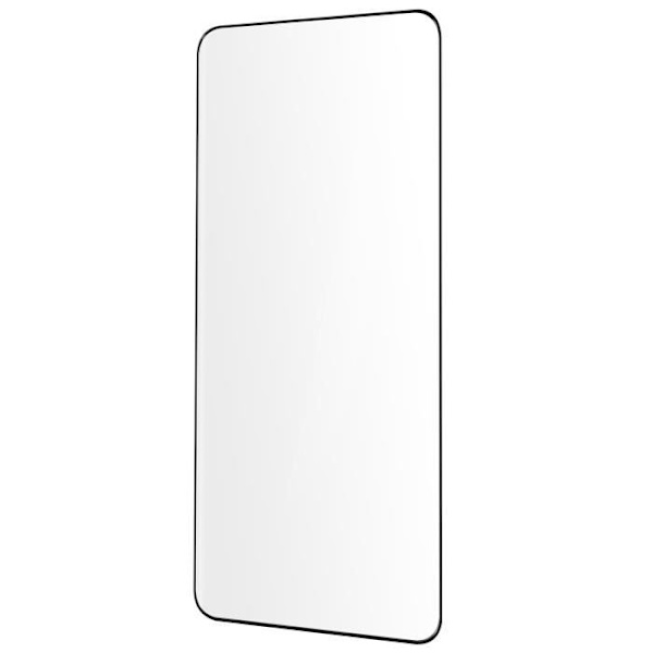 Samsung S21 Tempered Glass 9H Total Adhesion Black Contour -kalvo Svart
