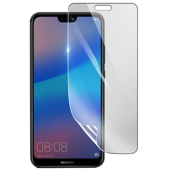 Näytönsuoja - 3MK - Huawei P20 Lite - Iskunkestävä Hydrogeeli - Läpinäkyvä - Naarmuuntumaton Transparent