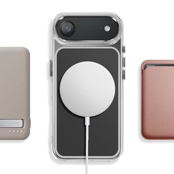 MagSafe-cover til iPhone Air, Bi-materiale Ultra Forstærket Sort Svart