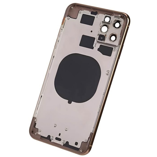 iPhone 11 Pro chassis - AVIZAR - Udskiftning bagrude - Powder Pink Gul