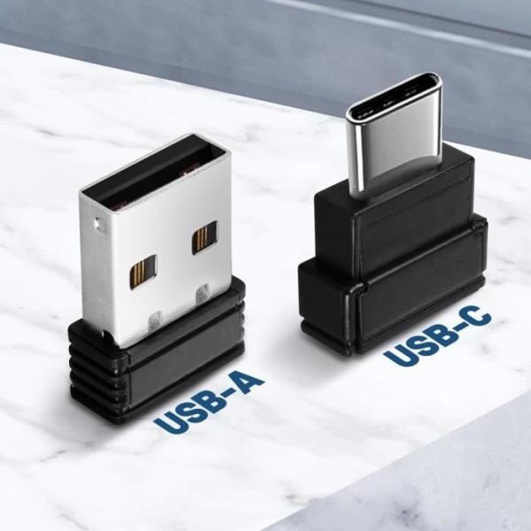 Trådløs mus Tabletcomputer Macbook USB-C USB-adaptere Akashi Sort