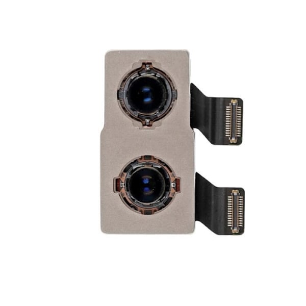 Reservedel Bagkamera til iPhone X - 2 Linser, 2 Kabler Sort