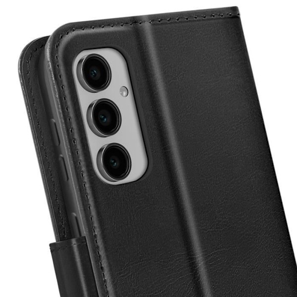 Samsungs Galaxy S24 FE Wallet Case med Håndledsrem Mayaxess Sort Svart