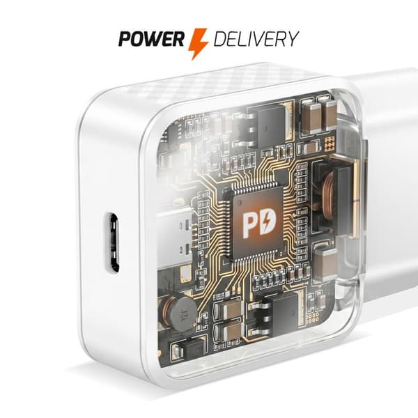 Yleis USB-C 30W Power Delivery Latausnopeus LinQ Valkoinen Vit