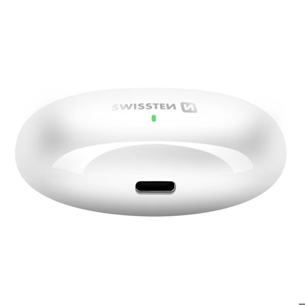 TWS-kuulokkeet Bluetooth 5.3 Musiikki ja Puhelut 230mAh USB-C Swissten Valkoinen