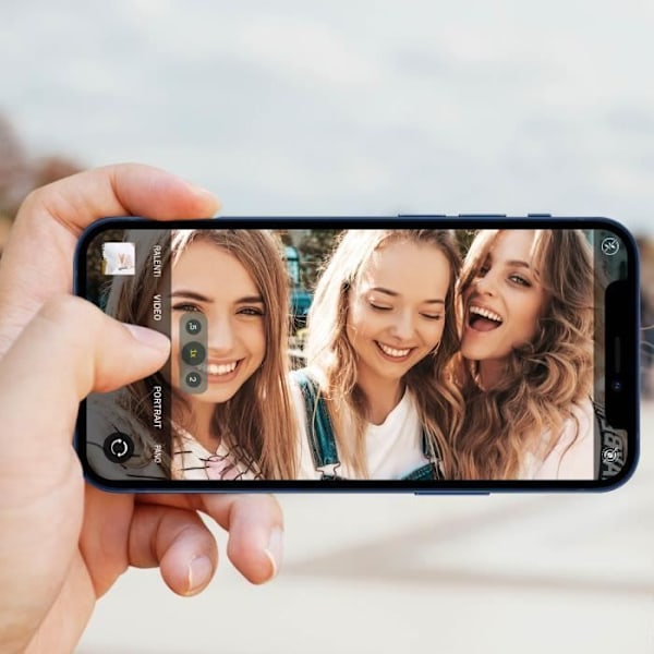 Frontkamera - Apple iPhone 13 - Främre Ersättningslins - Svart - Vikt 15g