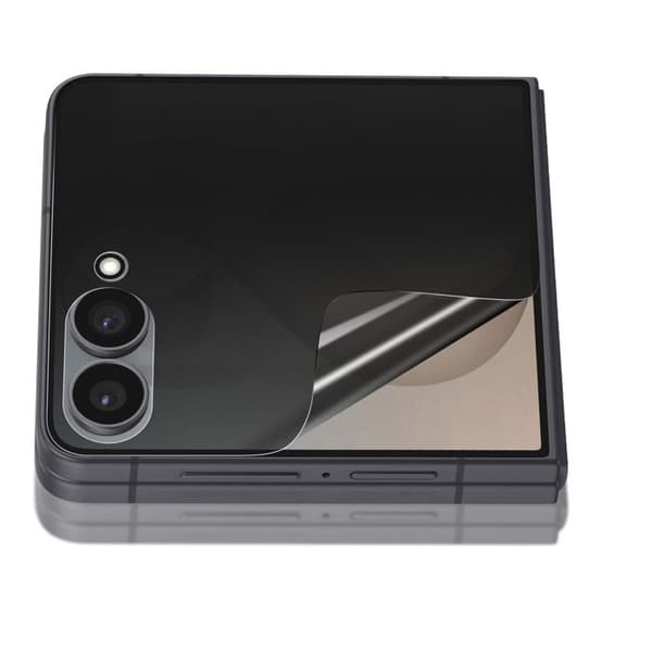 Skærmbeskyttelse til Galaxy Z Flip 8 Indvendig / Udvendig Anti-spion Sort Svart