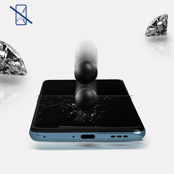3MK Oppo Reno 5/5K 5G förstärkt härdat glas - HardGlass Max Lite™ - transparent - TU