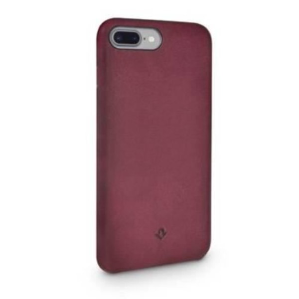 Marsala læderetui til iPhone 7 Plus - 8 Plus - Twelve South - Rød