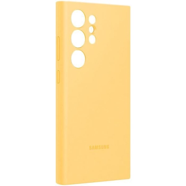 Coque til Samsung S24 Ultra Blød Berøring Silikone Fleksibel Original Samsung Gul Gul