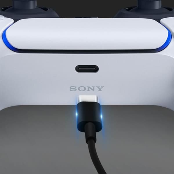 Kabel USB till 2x USB-C 2A Snabb och säker laddning Tjock Robust 3m Svart