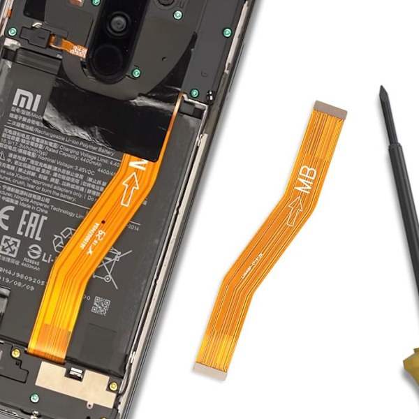 Moderkort Nappe för Xiaomi Redmi Note 8 Pro Svart Svart